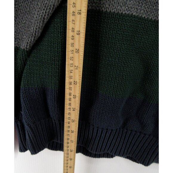 Nautica Sweater Medium Roll Neck Nautical Sail Colorblock Pullover - Picture 5 of 10